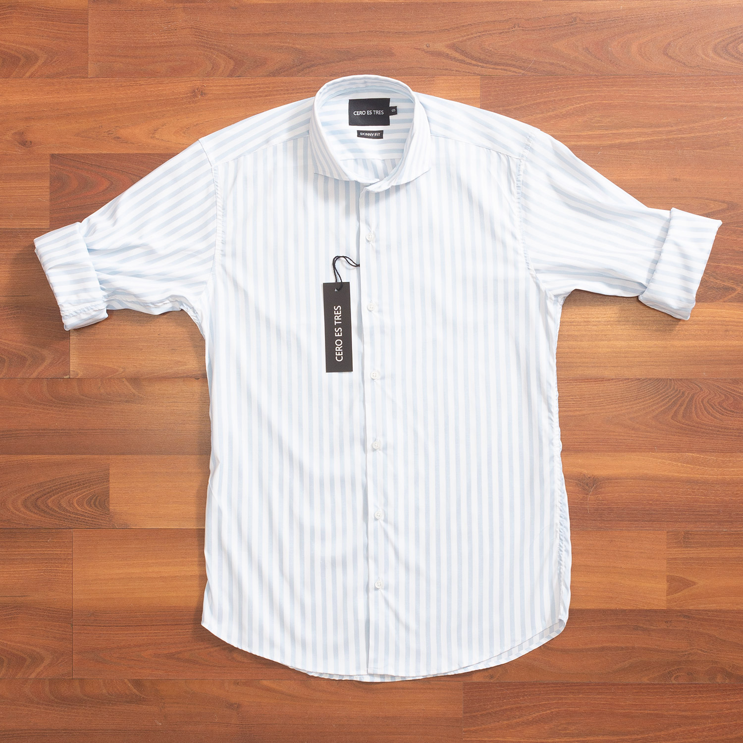 6829RAYMLCE - CAMISA BENEDICT SKSP CELESTE