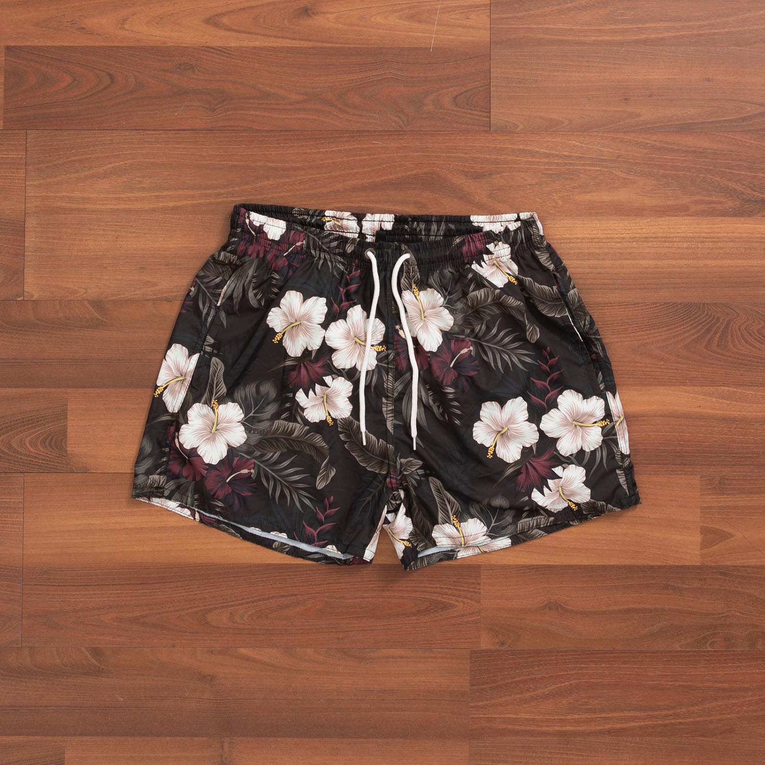 1612NE - SHORT DE BAÑO FANTASIA NEGRO