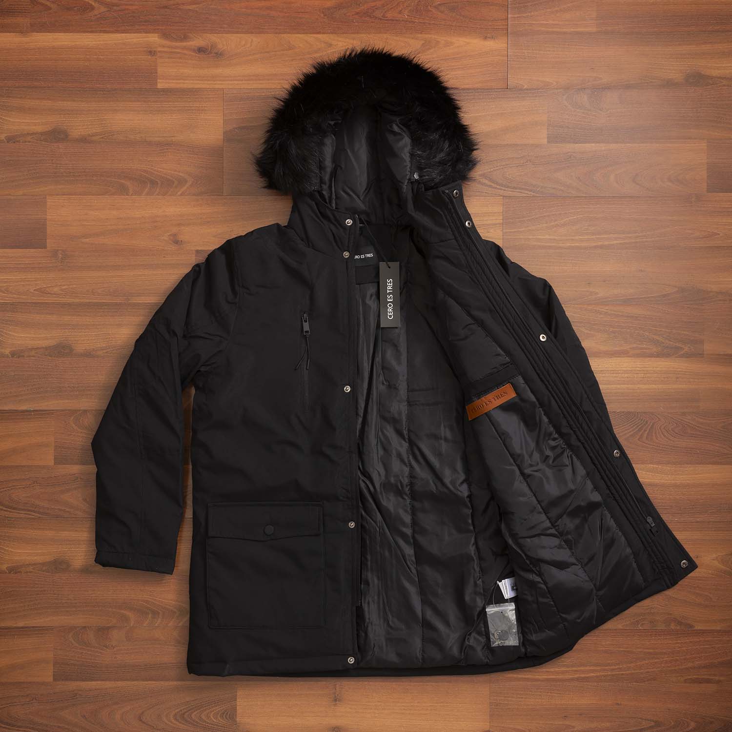 8006NE - PARKA OAKLAND NEGRO